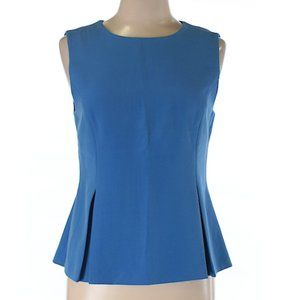 Diane von Furstenberg Blue Sleeveless Blouse
